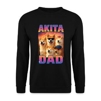 Akita - Unisex Pullover - Schwarz - Vorne - Alina (178cm) & Michal (187cm)