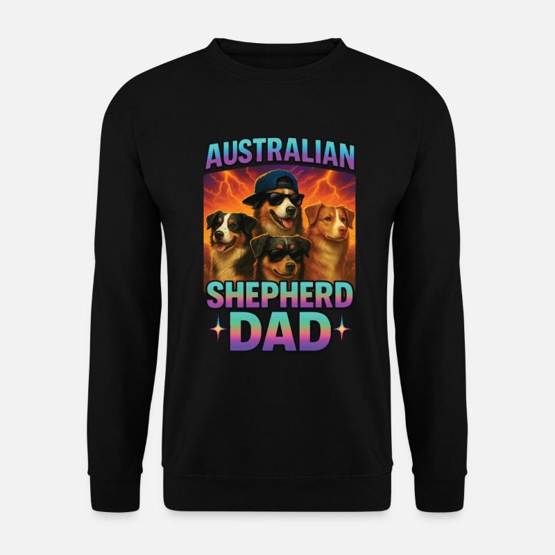 Australischer Schäferhund - Unisex Pullover - Schwarz