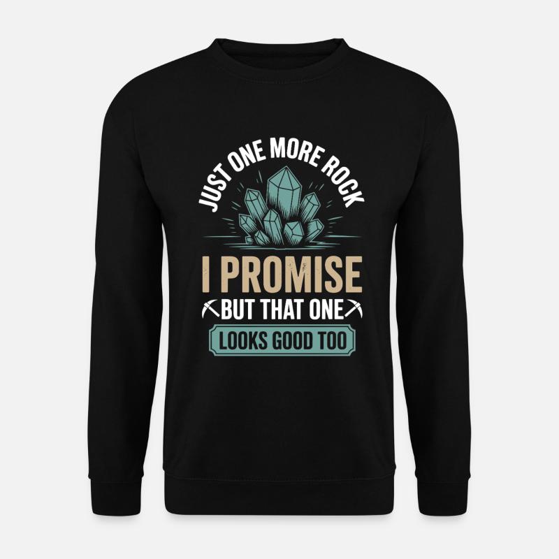Geology Rock - Unisex Pullover - Schwarz
