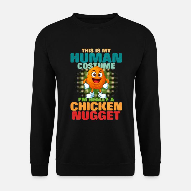 Chicken Nugget - Unisex Pullover - Schwarz