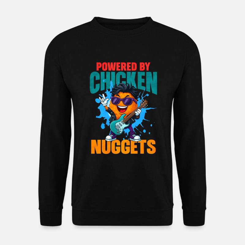Chicken Nugget - Unisex Pullover - Schwarz