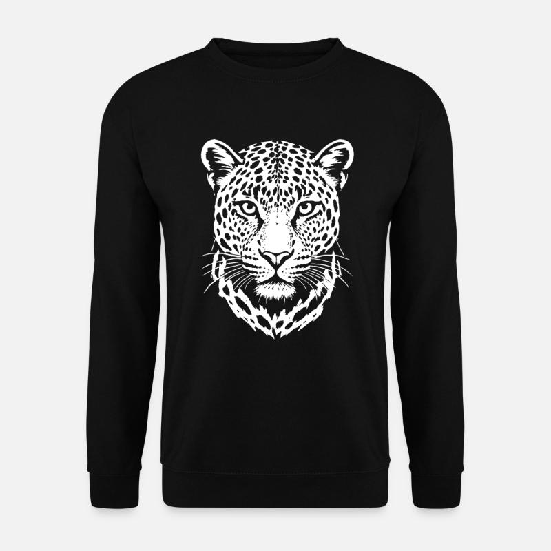 Leopard - Big Cat, Africa - Unisex Sweatshirt - black