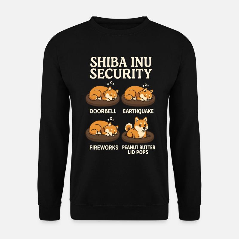 Shiba Inu - Unisex Pullover - Schwarz