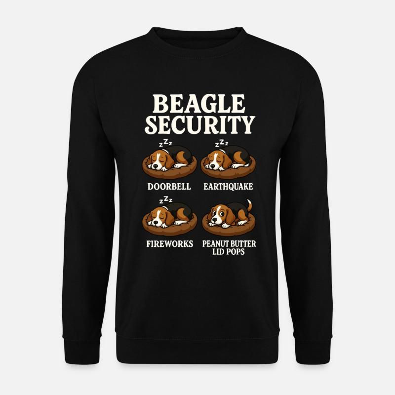 Beagle - Unisex Pullover - Schwarz
