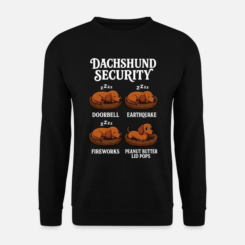 Dackel - Unisex Pullover - Schwarz