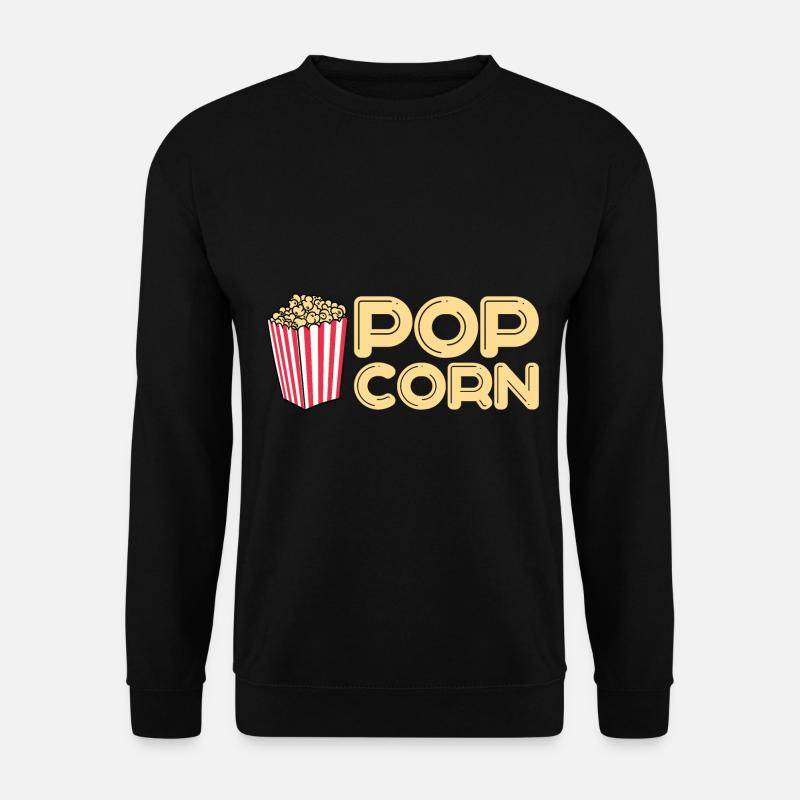 Popcorn - Unisex Sweatshirt - black