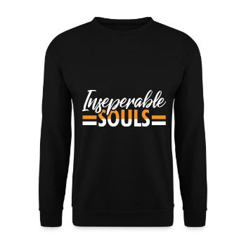Best Friends Best Buds Best Friend - Unisex Sweatshirt - black - Front - Alina (178cm) & Michal (187cm)