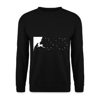 Stars - Climbing - (4) - Unisex Sweatshirt - black - Front - Alina (178cm) & Michal (187cm)
