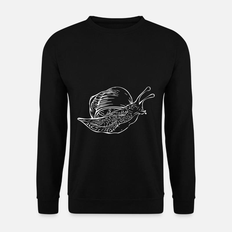Schnecke - Unisex Pullover - Schwarz