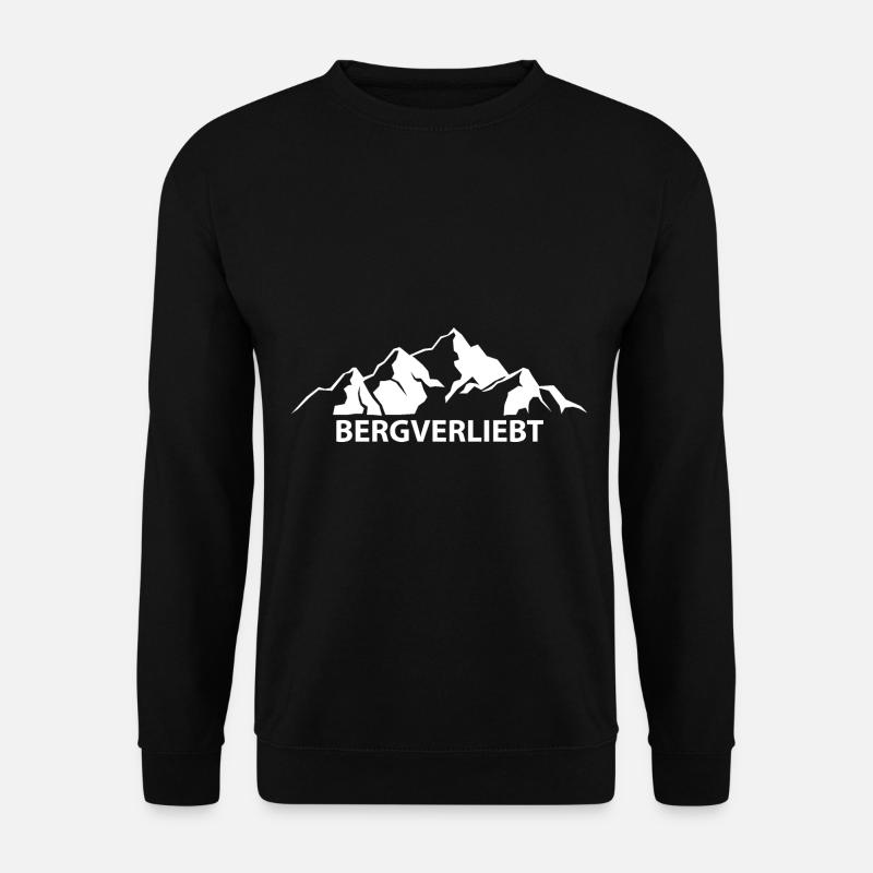 Bergverliebt - (3) - Unisex Pullover - Schwarz