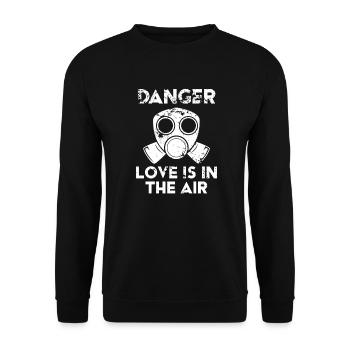 Drôle de t-shirt & idée cadeau - Sweat-shirt Unisexe - noir - Devant - Alina (178cm) & Michal (187cm)