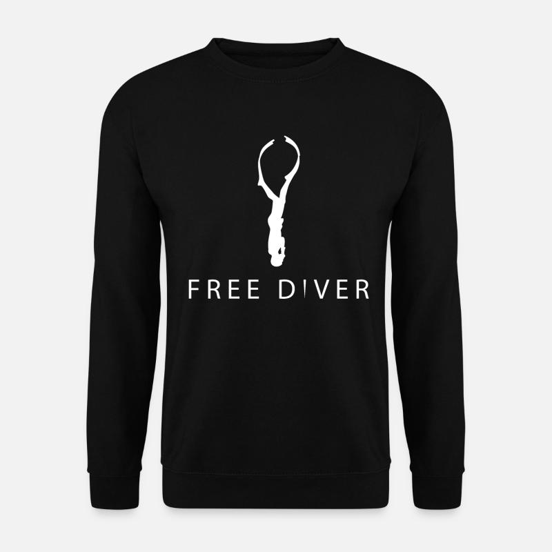 Free Diver - Unisex Sweatshirt - black