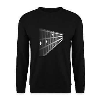 Bass Guitar Band Musicien Joueur Metal Rock - Sweat-shirt Unisexe - noir - Devant - Alina (178cm) & Michal (187cm)
