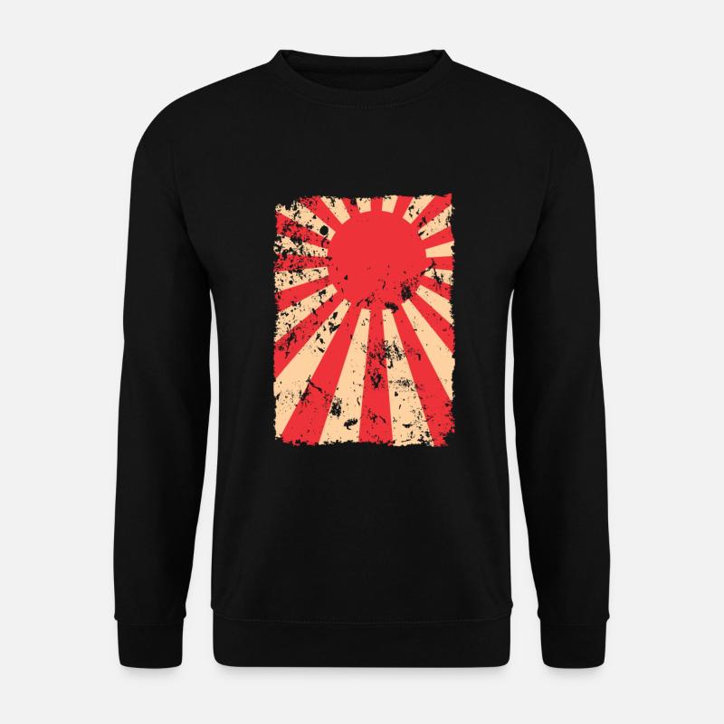 Japan rote Sonne - Unisex Pullover - Schwarz