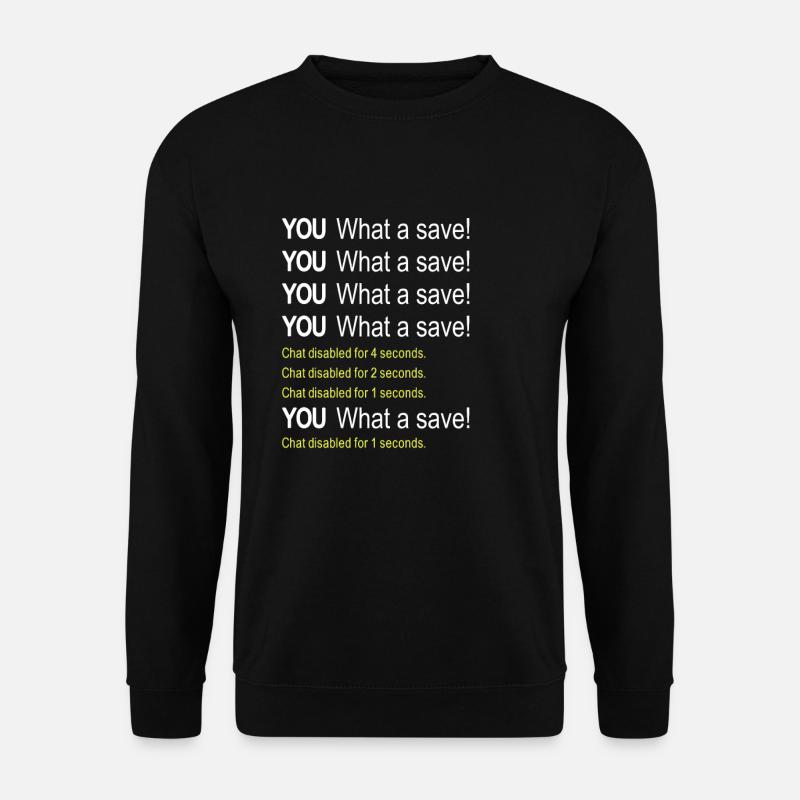 Funny Rocket Game What a save - Unisex Pullover - Schwarz