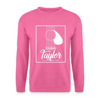 Taylor Elektronische Gitarren Musiker Instrument - Unisex Pullover - Pink - Vorne