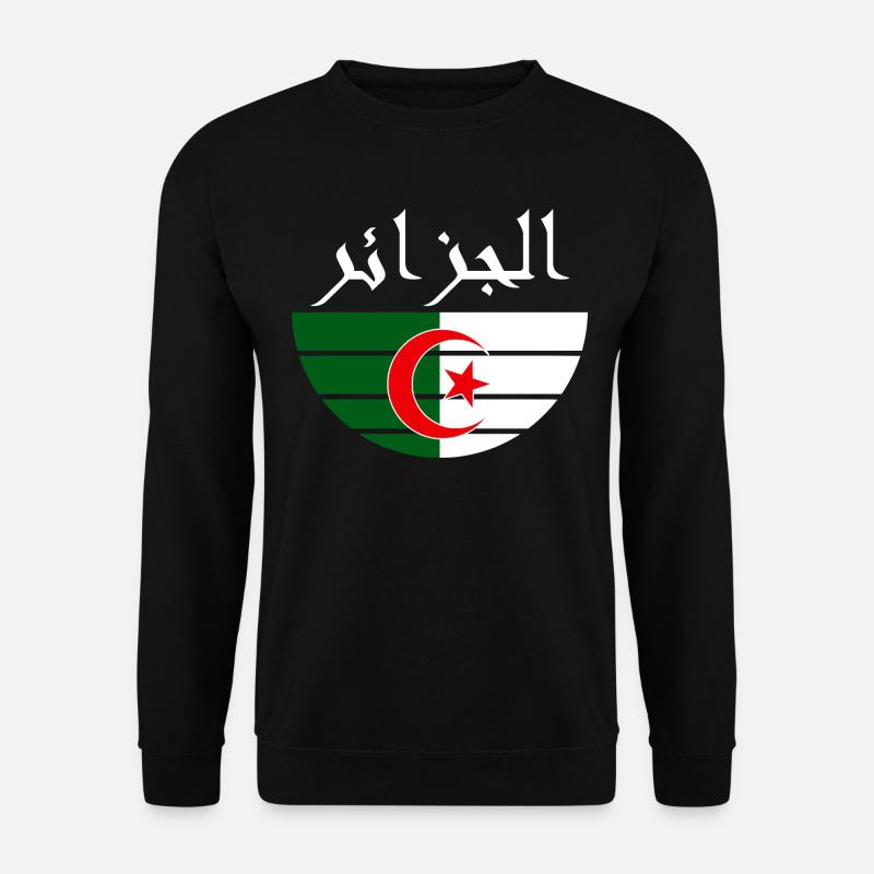 Algeria in Arabic - Unisex Sweatshirt - black