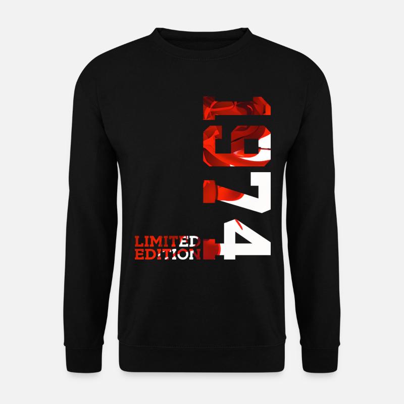 52. GEBURTSTAG 52 JAHRE LIMITED EDITION 1974 - Unisex Pullover - Schwarz