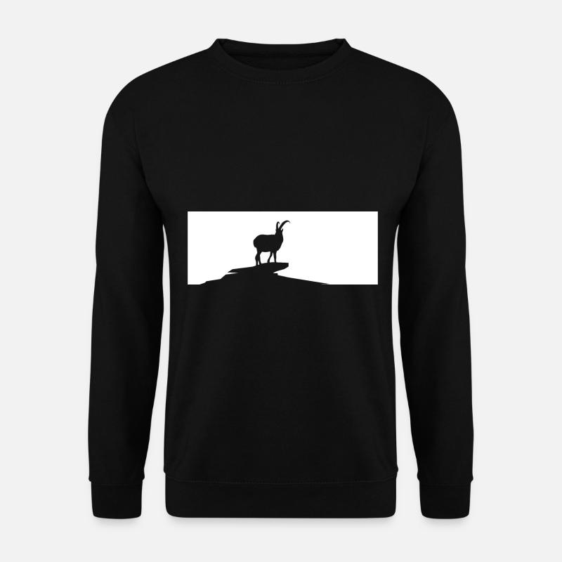 Chèvre - (2) - Sweat-shirt Unisexe - noir