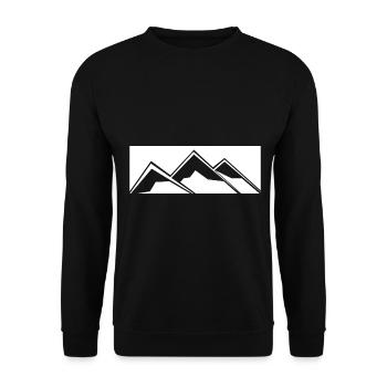 Berg - (24) - Unisex Pullover - Schwarz - Vorne - Alina (178cm) & Michal (187cm)
