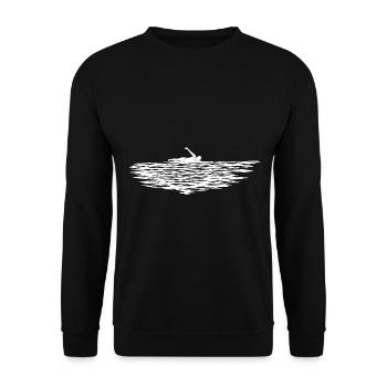 Swimming Swimmers Swimming pool Outdoor pool Swimmer - Unisex Sweatshirt - black - Front - Alina (178cm) & Michal (187cm)