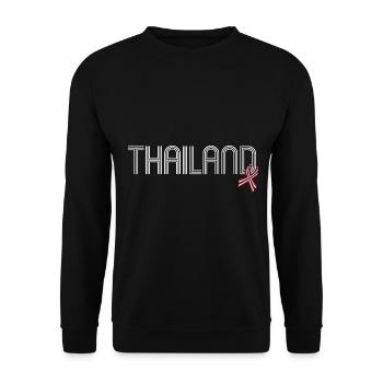 Thailand - Unisex Pullover - Schwarz - Vorne - Alina (178cm) & Michal (187cm)