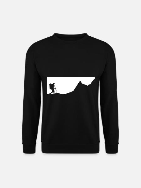Mountains - Hiking - (10) - Unisex Sweatshirt - black