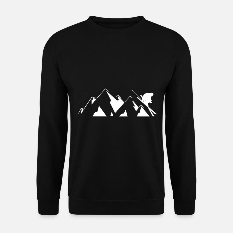 Mountain - Skiing - (23) - Unisex Sweatshirt - black