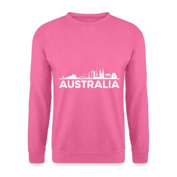 Australie - Sweat-shirt Unisexe - rose - Devant