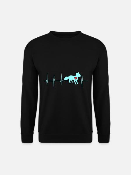 Polarfuchs - Unisex Pullover - Schwarz