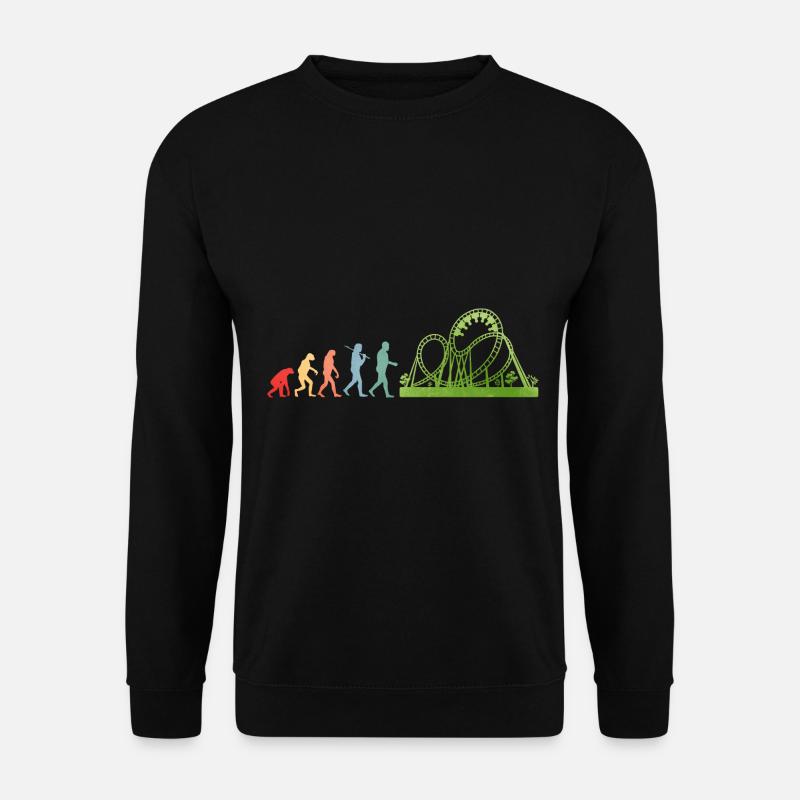 Achterbahn - Unisex Pullover - Schwarz