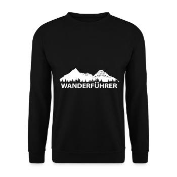 Wanderfuhrer - (3) - Unisex Pullover - Schwarz - Vorne - Alina (178cm) & Michal (187cm)