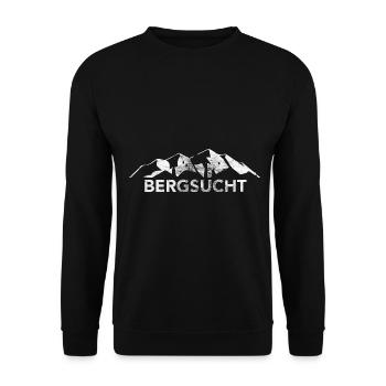 Bergsucht - (3) - Unisex Pullover - Schwarz - Vorne - Alina (178cm) & Michal (187cm)