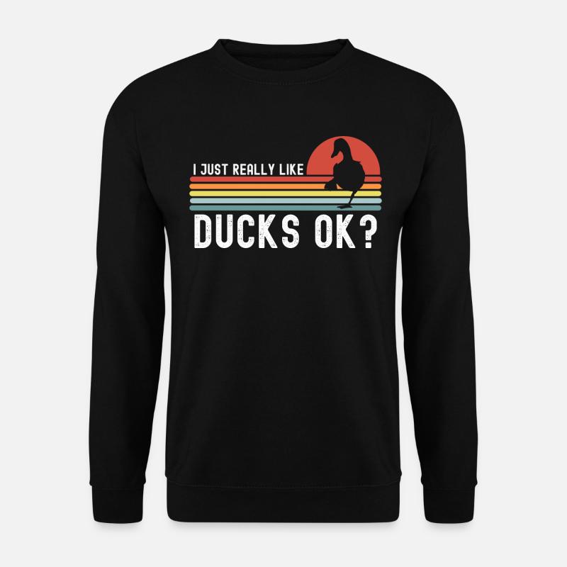 Ente - Unisex Pullover - Schwarz