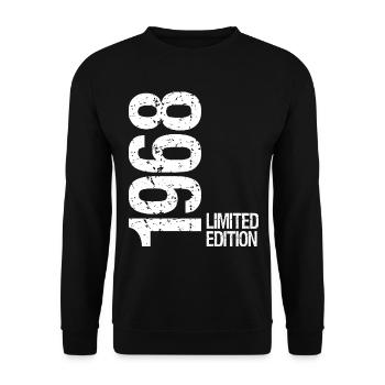 1968 Édition limitée - Sweat-shirt Unisexe - noir - Devant - Alina (178cm) & Michal (187cm)
