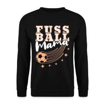 fußball mama mutter spruch geschenk - Unisex Pullover - Schwarz - Vorne - Alina (178cm) & Michal (187cm)