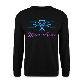 Brave Anni - Unisex Pullover - Schwarz - Vorne - Alina (178cm) & Michal (187cm)
