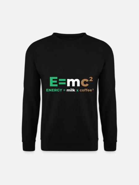 Café au lait Latte Macchiato - Sweat-shirt Unisexe - noir
