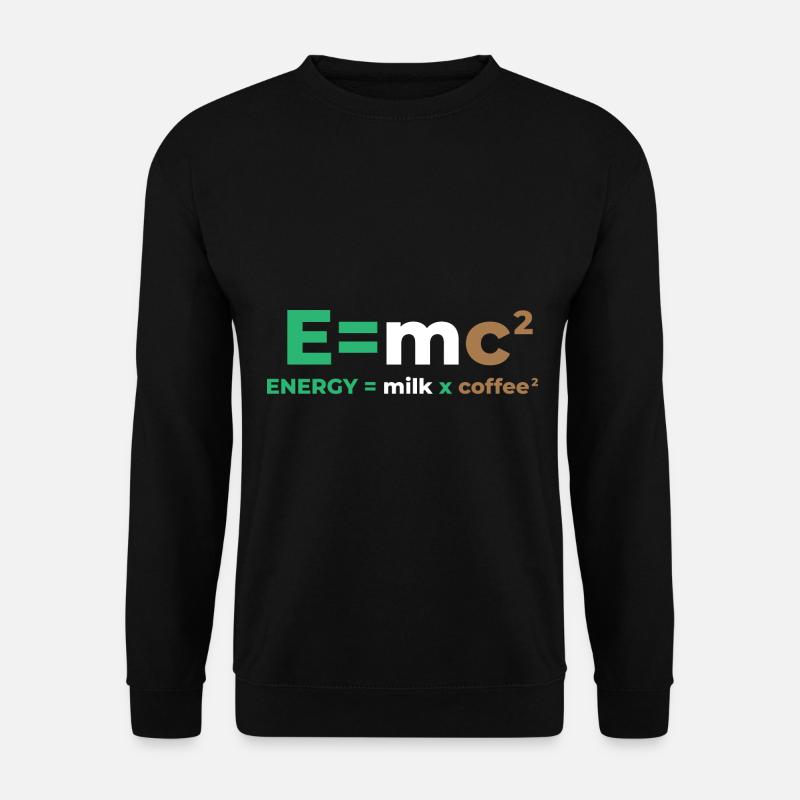 Coffee with milk Latte Macchiato - Unisex Sweatshirt - black