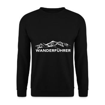Wanderfuhrer - (2) - Unisex Pullover - Schwarz - Vorne - Alina (178cm) & Michal (187cm)