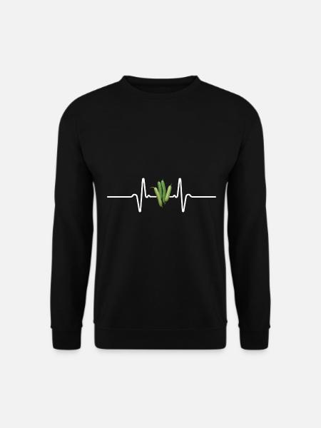Grüne Bohnen - Unisex Pullover - Schwarz