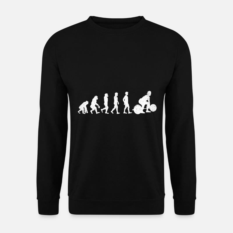 Deadlifting Evolution Gym - Unisex Sweatshirt - black