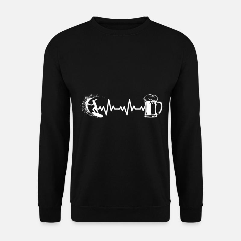 Surfing Surfer Surfer - Unisex Sweatshirt - black