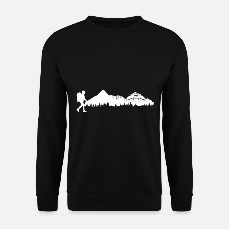 Mountain - Hikers - (8) - Unisex Sweatshirt - black