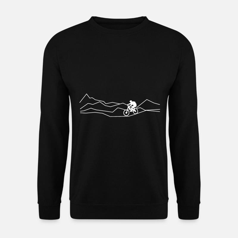 Cyclisme - (4) - Sweat-shirt Unisexe - noir