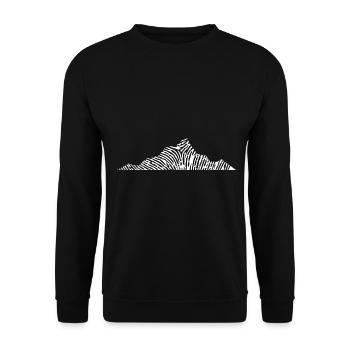 Berg - (11) - Unisex Pullover - Schwarz - Vorne - Alina (178cm) & Michal (187cm)