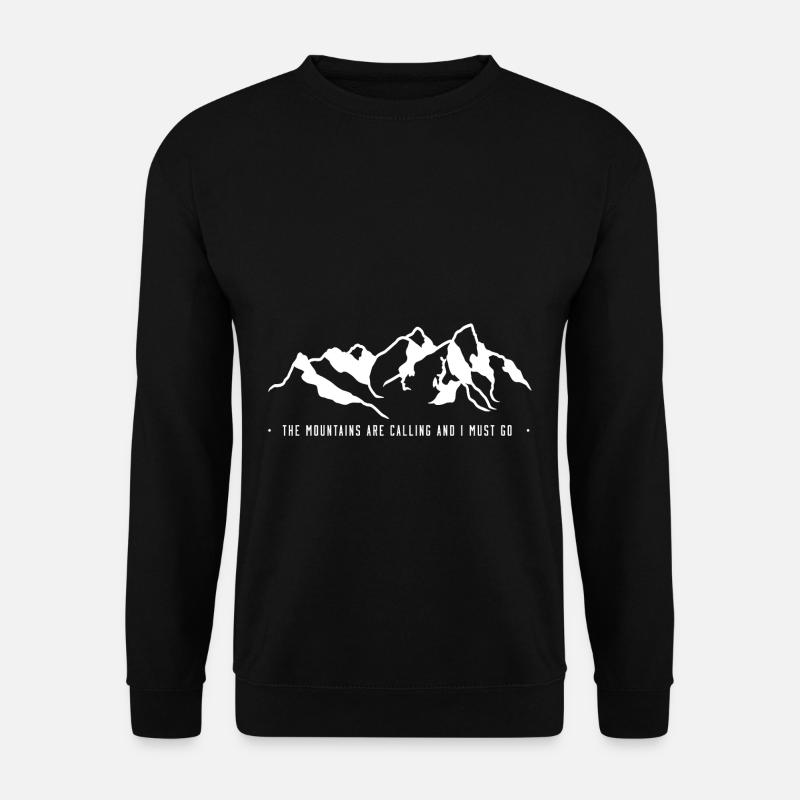 Mountains Alps Mountaineering - Unisex Sweatshirt - black