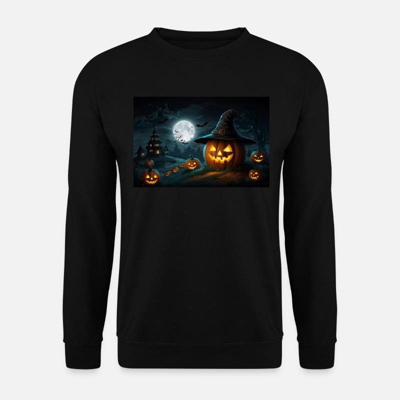 Blitzkürbis Halloween - Unisex Pullover - Schwarz