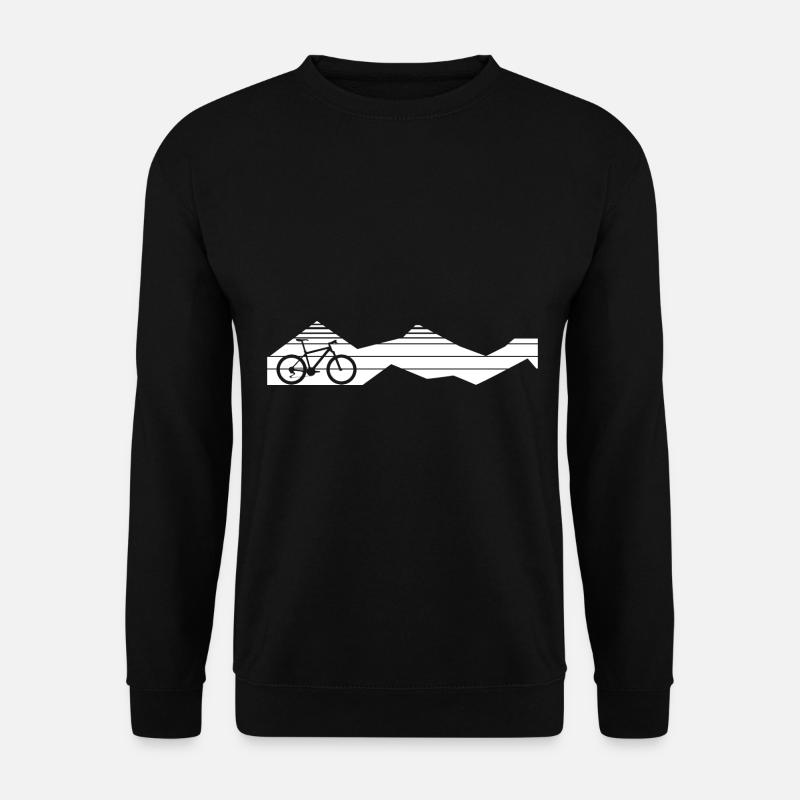 Mountain - Cycling - (8) - Unisex Sweatshirt - black