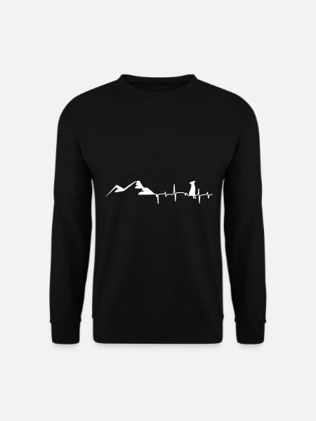 Goat - Heart palpitations - Mountain - (7) - Unisex Sweatshirt - black